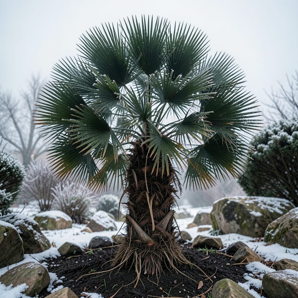 Needle Palm Tree