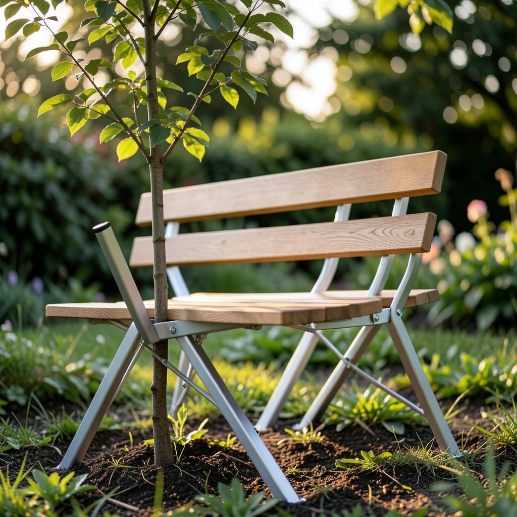 Folding Portable Tree Bench