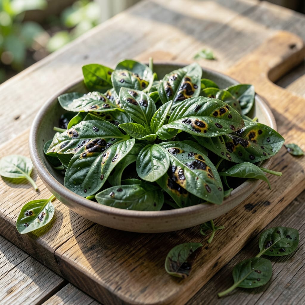 Bacterial Leaf Spot Basil: Prevention and Natural Remedies illustration with key details