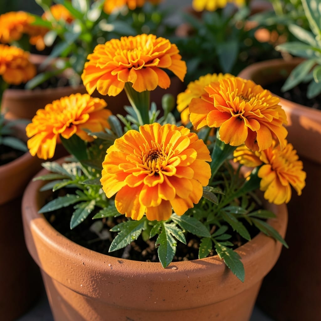 Companion Planting with Marigolds