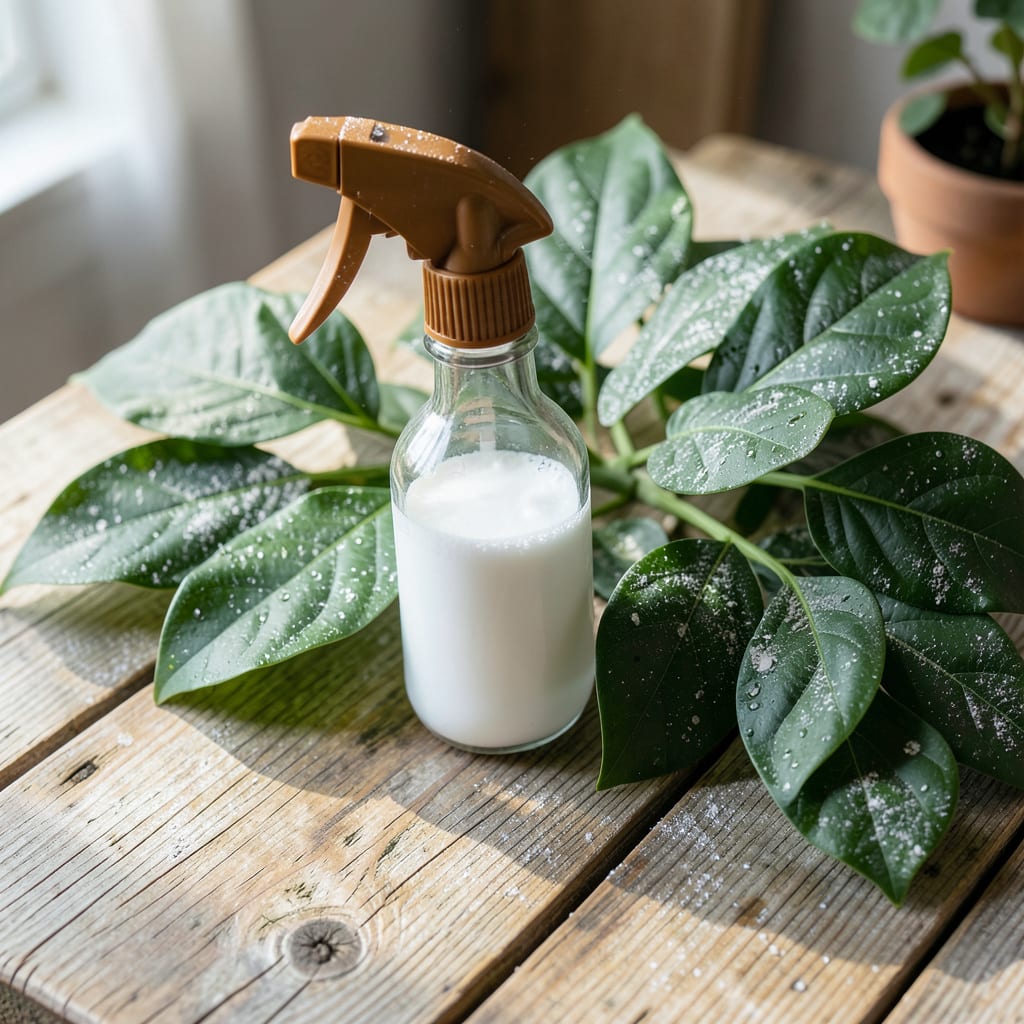 Baking Soda for Downy Mildew: Simple DIY Spray for Plant Protection illustration with key details