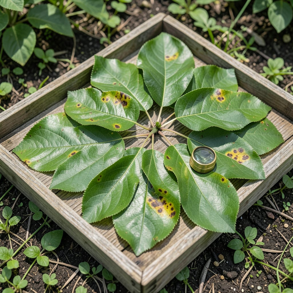 Visual representation of Bartlett Pear Tree Leaves: Identifying and Solving Common Issues