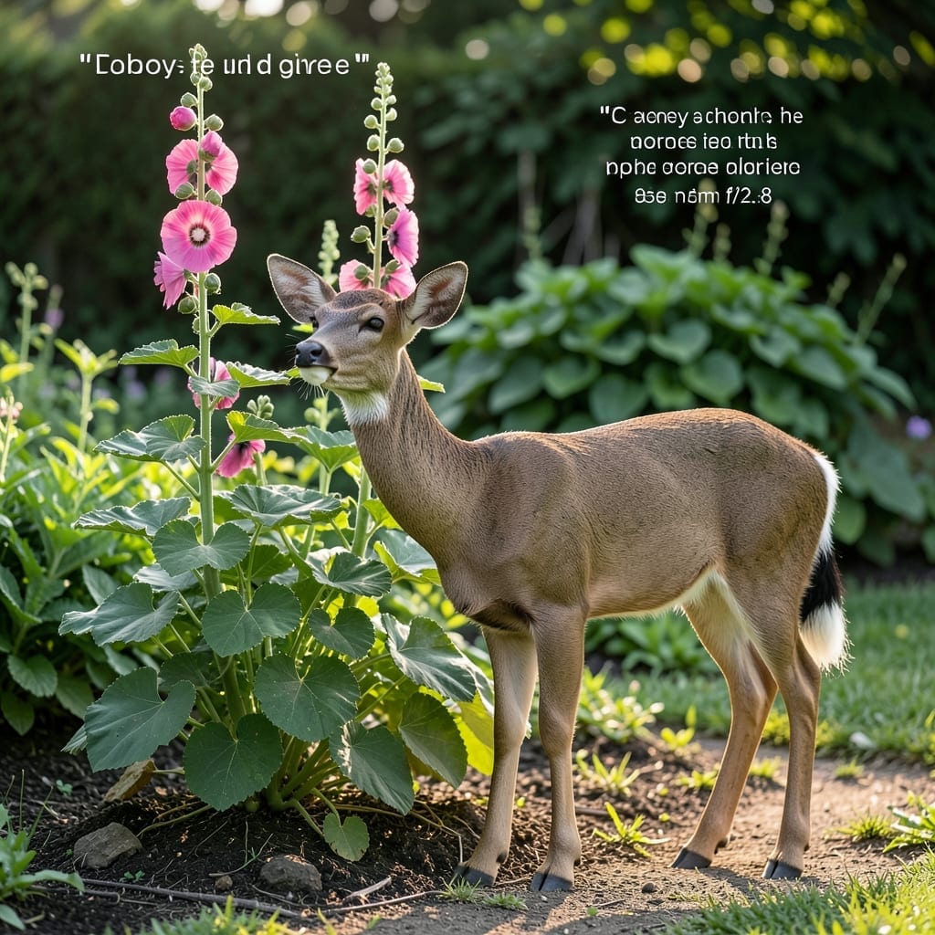 Do Deer Eat Hollyhocks: Protection Tips for Your Garden