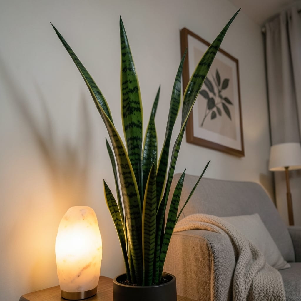 Snake Plant for Nighttime Oxygen