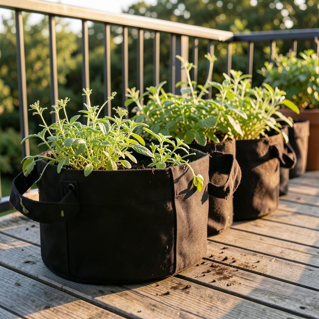 Fabric Grow Bag Bed