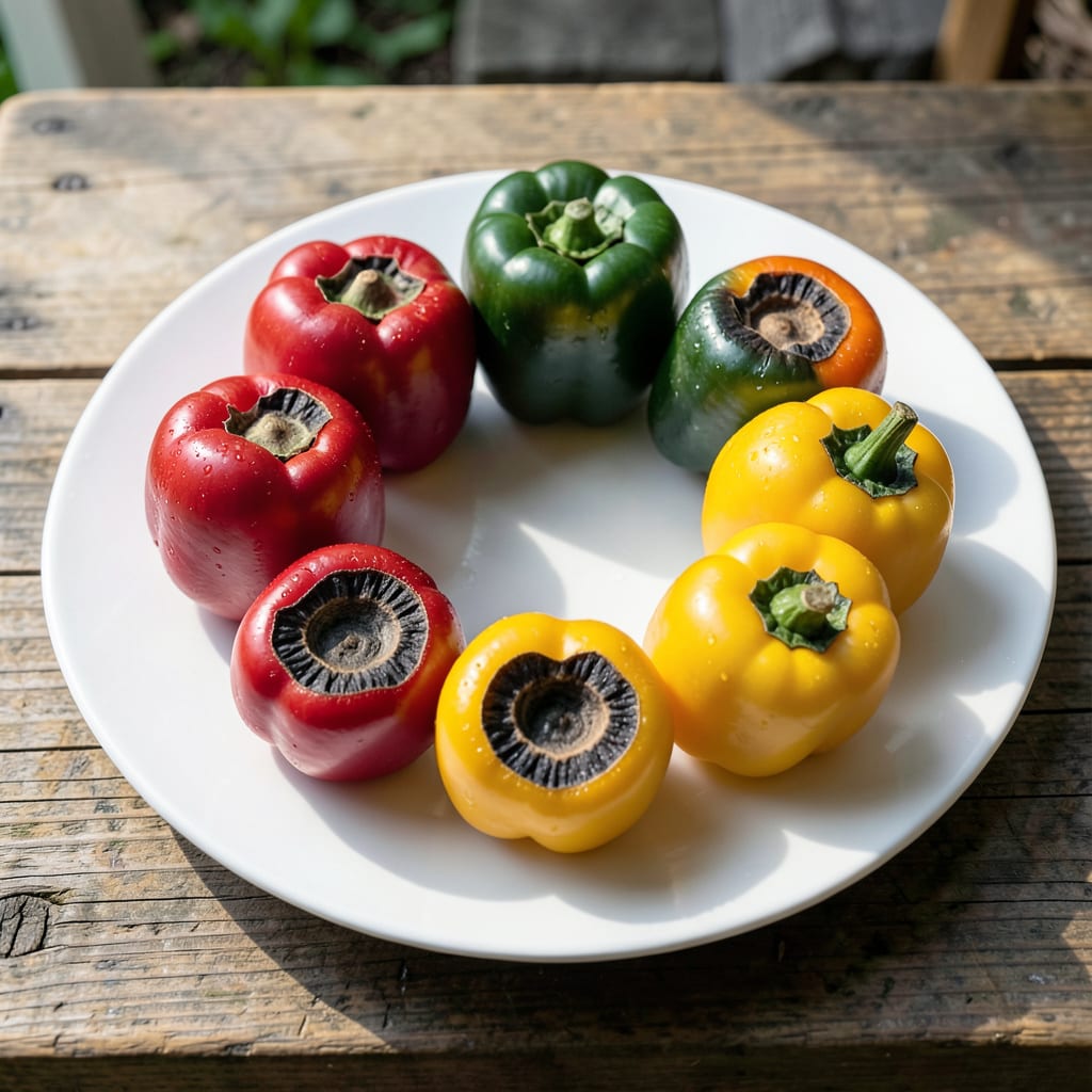 Visual representation of Bell Pepper Blossom End Rot: Calcium Deficiency and Prevention Tips