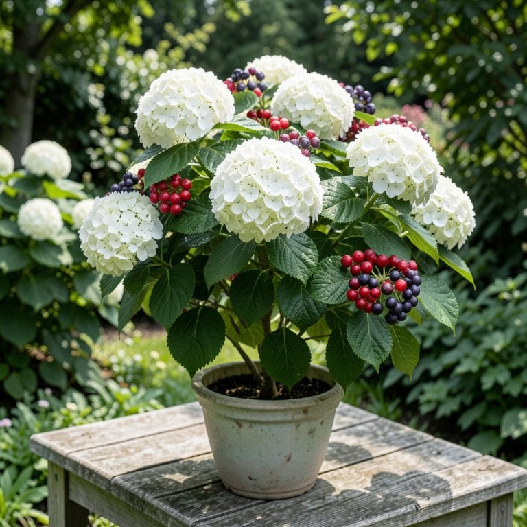 Berry White Hydrangea Tree: Stunning Bicolor Blooms for Garden Impact