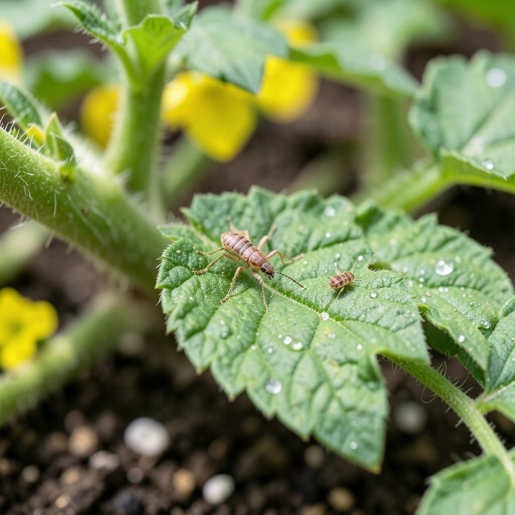 Tiny Brown Bugs on Tomato Plants: Visual Guide to Spot and Eliminate Pests Tiny Brown Bugs on Tomato Plants: Visual Guide to Spot and Eliminate Pests