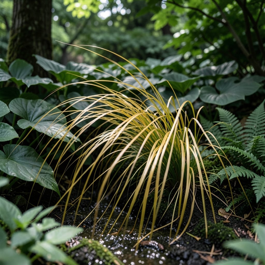 Japanese Forest Grass for Golden Accents