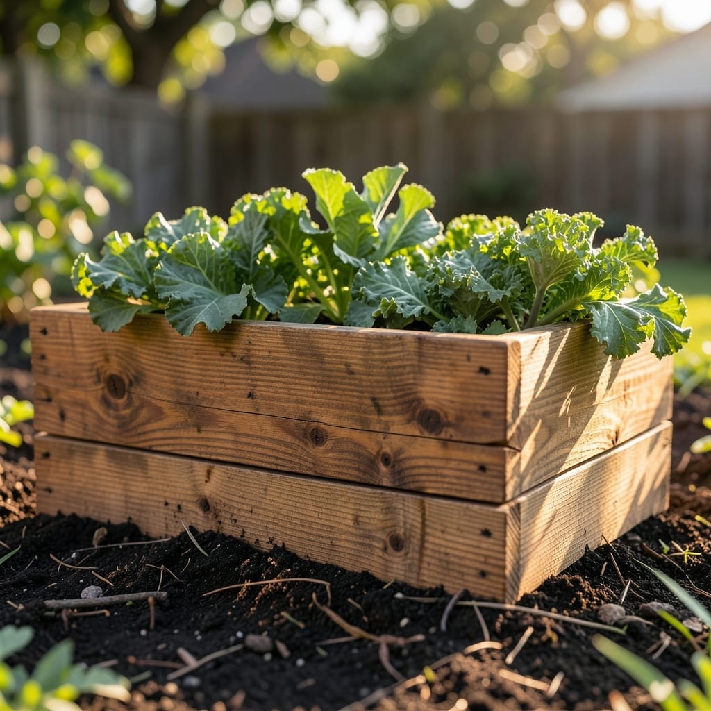 Classic Cedar Wood Box Garden