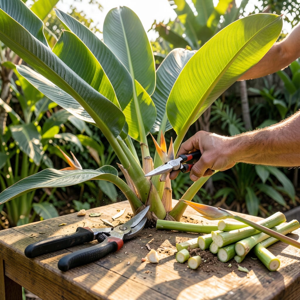 Complete Bird of Paradise Pruning: The Key to Bigger Blooms and Healthy Growth overview image