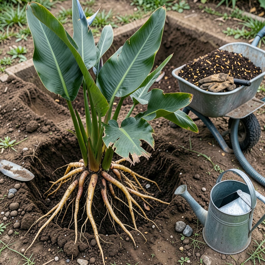Comprehensive Bird of Paradise Transplant Guide: Root Safe Relocation for Thriving Plants visual reference