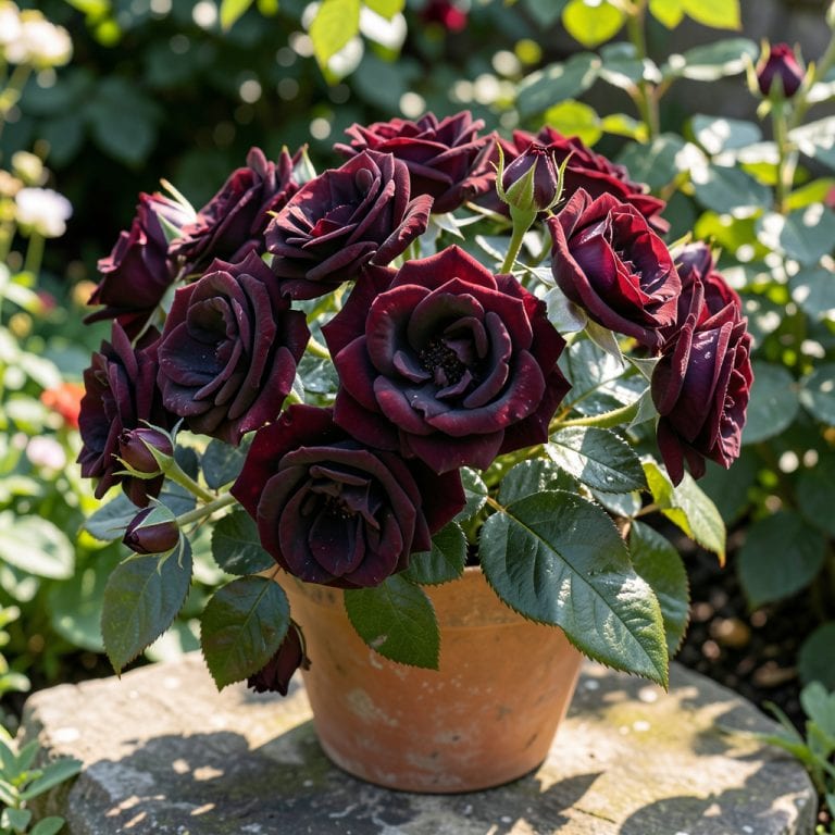 Black Cherry Floribunda Rose: Velvety Blooms for Season-Long Color Black Cherry Floribunda Rose: Velvety Blooms for Season-Long Color