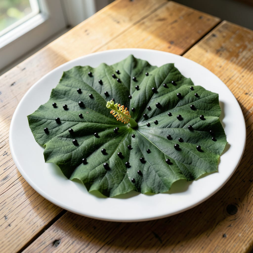 Black Dots On Hibiscus Leaves: Fungal Infection Or Pest Damage Answer example with annotations