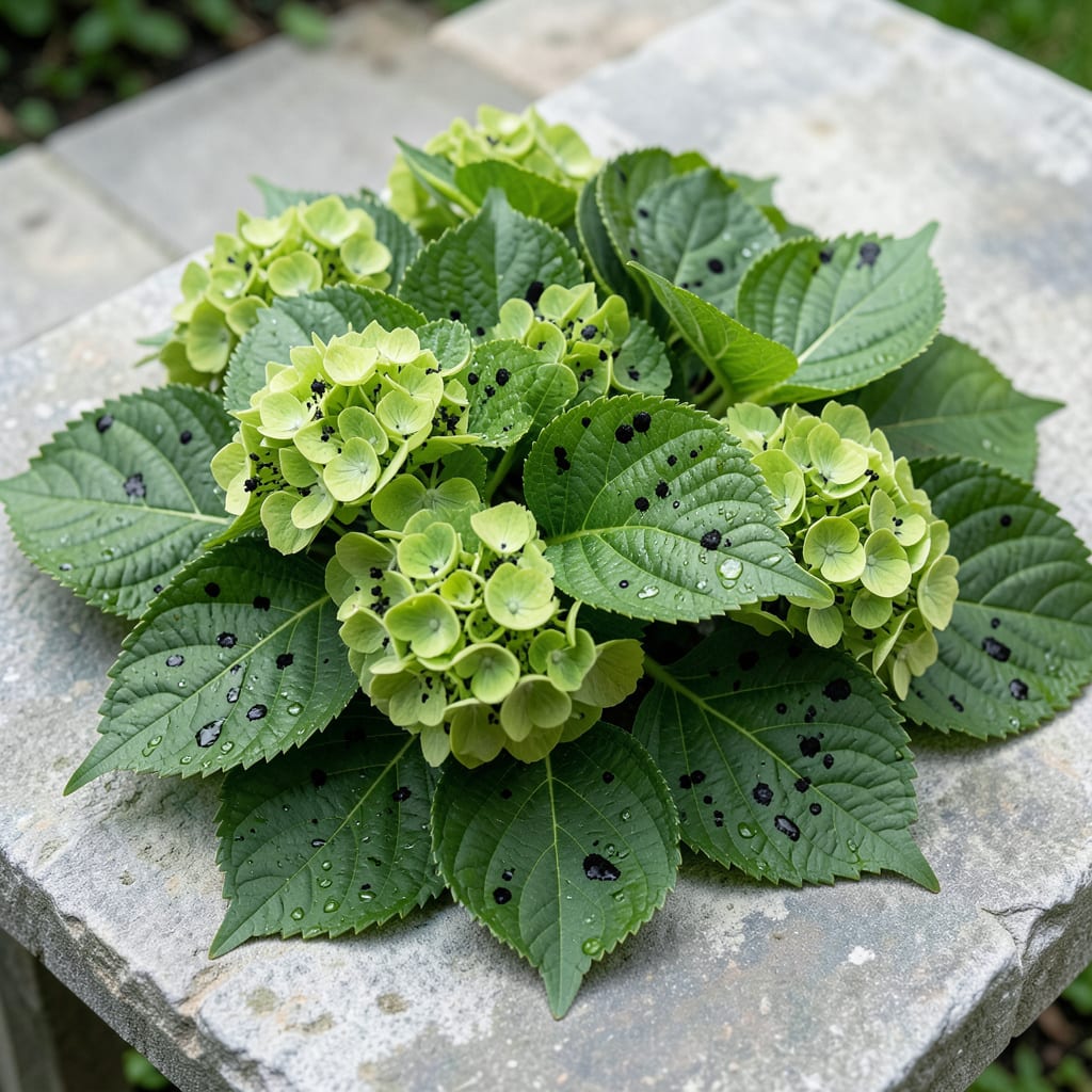 Complete Black Dots On Hydrangea Leaves: Spot Patterns And Organic Control Methods overview image