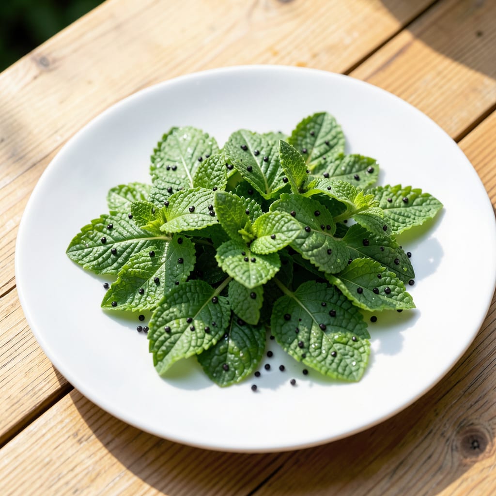 Black Dots on Mint Leaves: Identification and Organic Solutions detailed visual guide