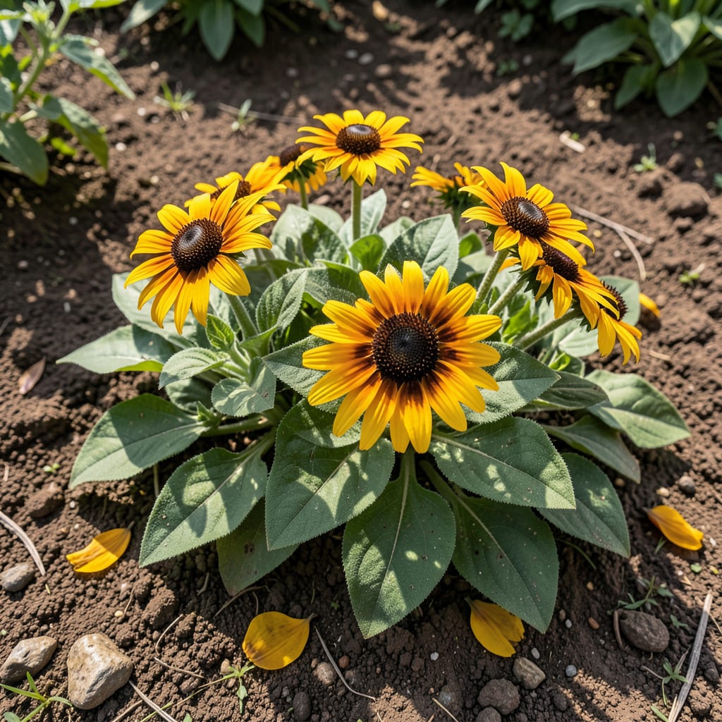 Black Eyed Susan Planting Instructions: Foolproof Guide for Vibrant Blooms illustration with key details