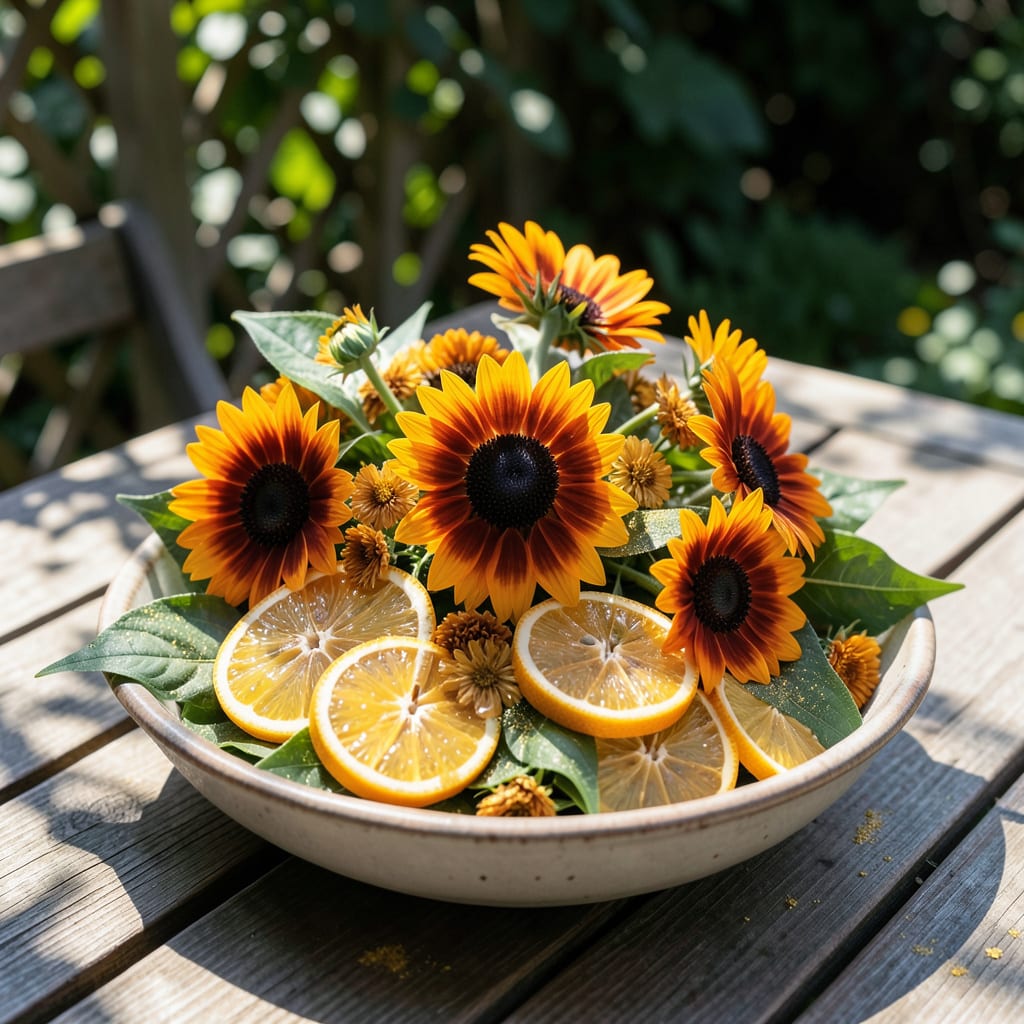 Complete black eyed susan vine orange overview image