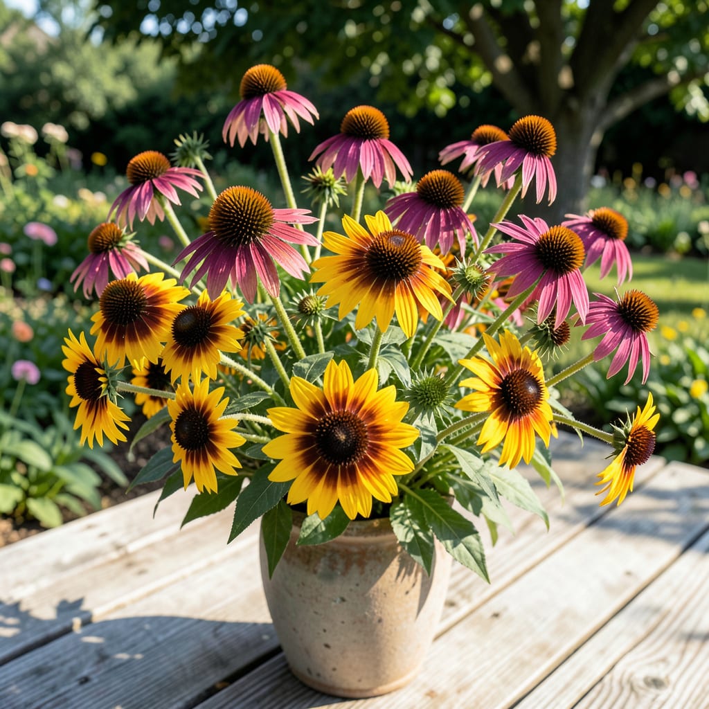 Comprehensive black eyed susans and coneflowers visual reference