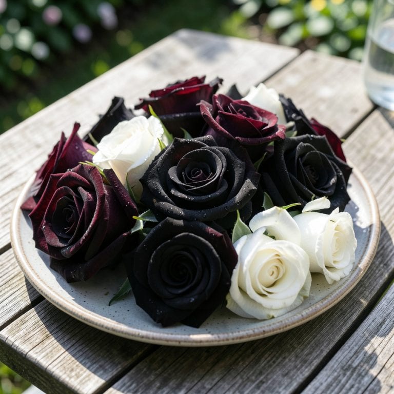 Black Fire and Ice Roses: Dramatic Bicolor Blooms for Stunning Displays Black Fire and Ice Roses: Dramatic Bicolor Blooms for Stunning Displays