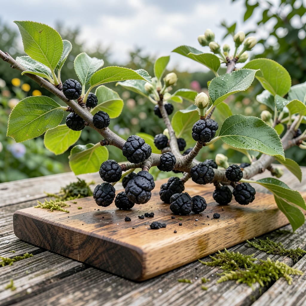 Visual representation of Black Knot Plum Tree Diseases: Fungal Threat Identification and Removal
