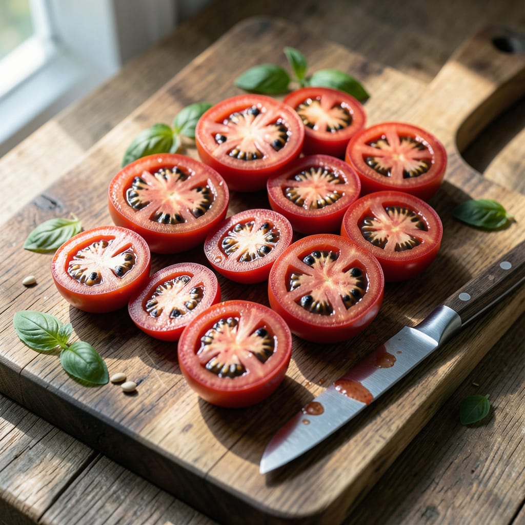 Black Spots Inside Tomatoes: Blossom End Rot Prevention and Cure illustration with key details