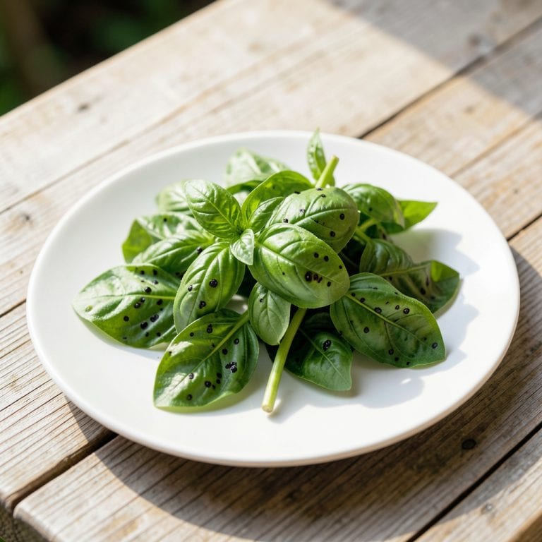 Black Spots On Basil Leaves Safe To Eat: Expert Safety Assessment