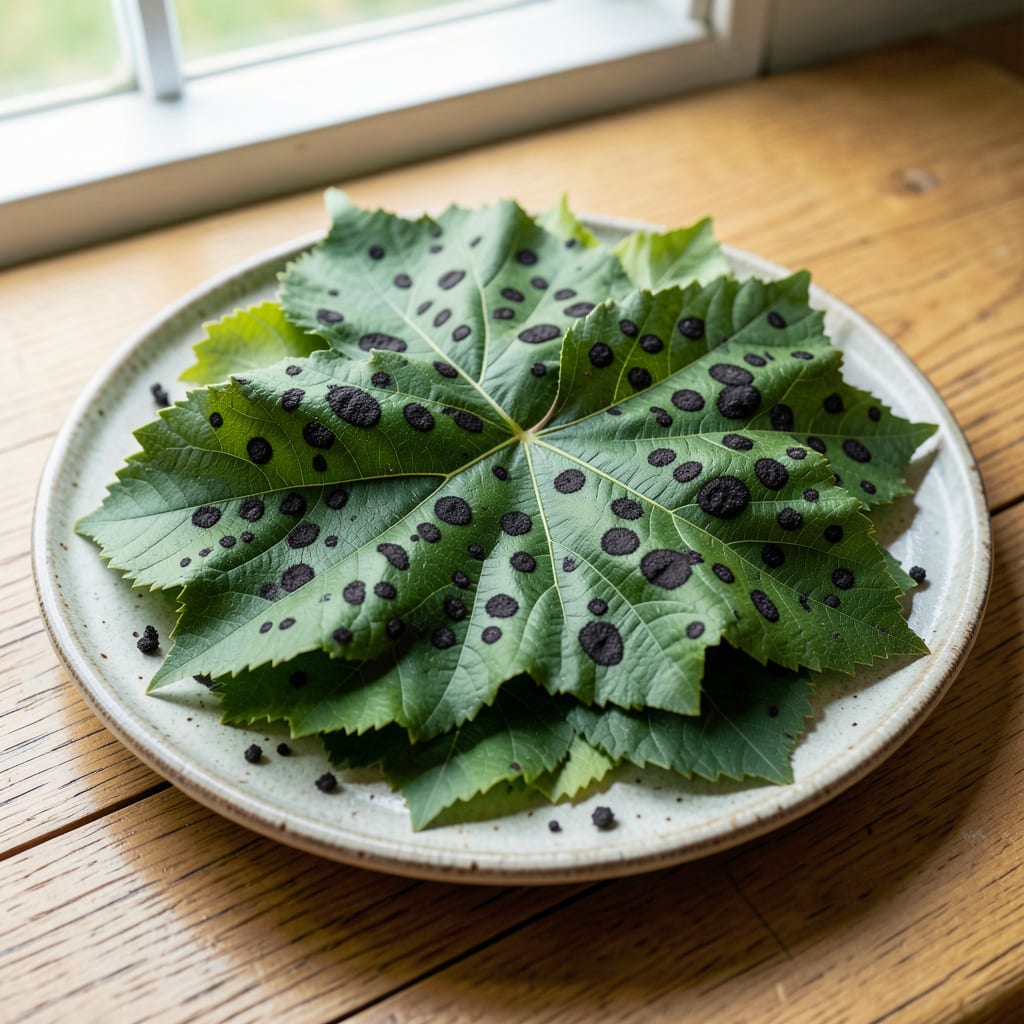 Black Spots on Mulberry Leaves: Fungal Diagnosis and Safe Removal detailed visual guide