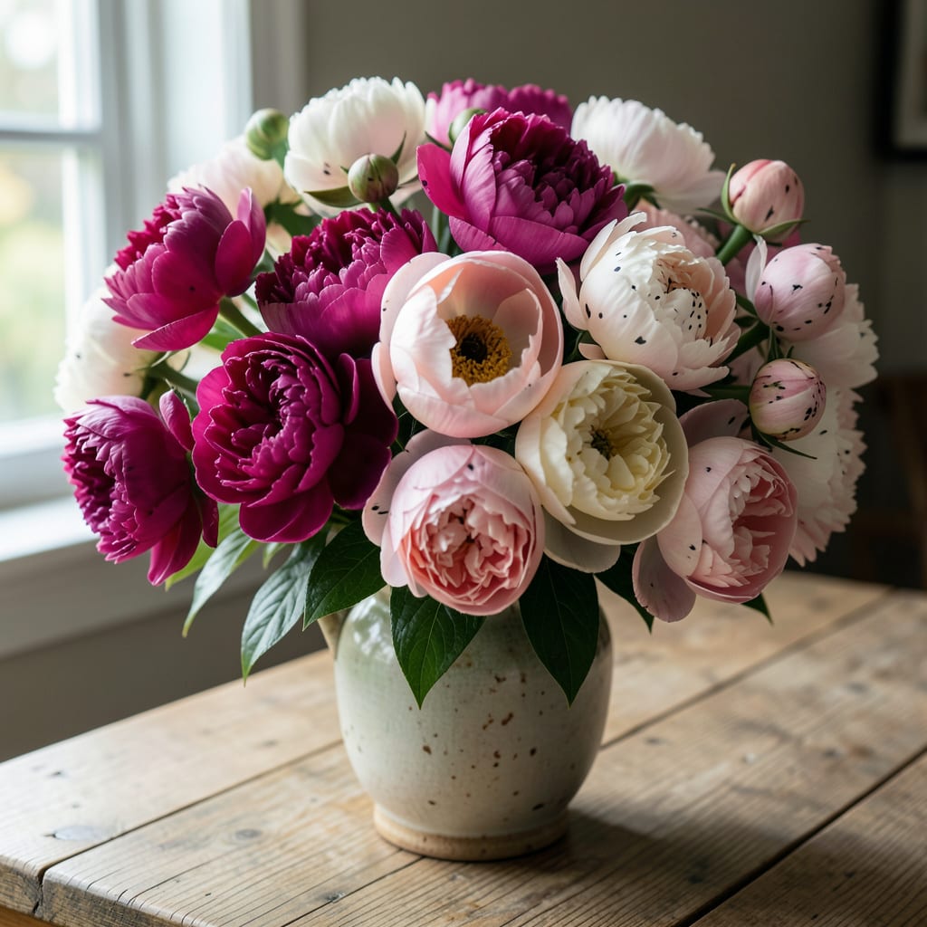 Visual representation of Black Spots on Peonies: Early Detection and Natural Remedies