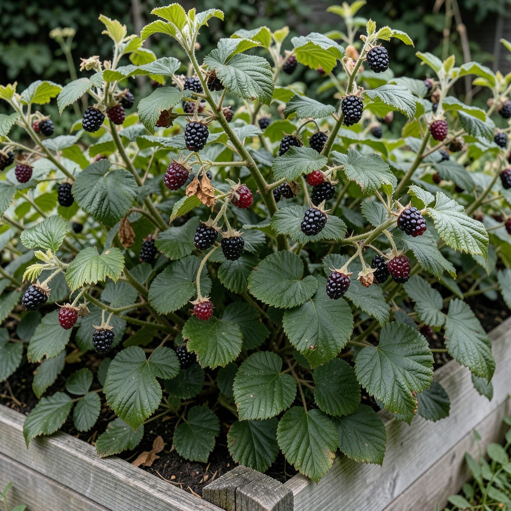 Blackberry Bush Leaves Curling: Causes and Organic Fixes illustration with key details