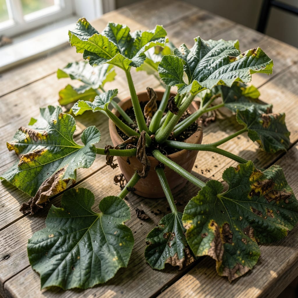 Complete Blight on Zucchini Plants: Early Signs and Organic Solutions overview image