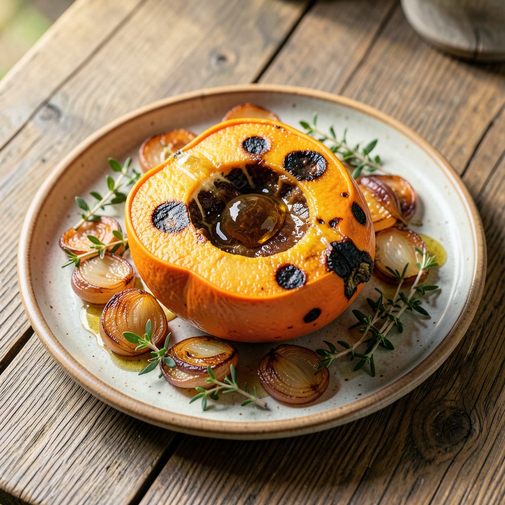 Visual representation of blossom end rot squash