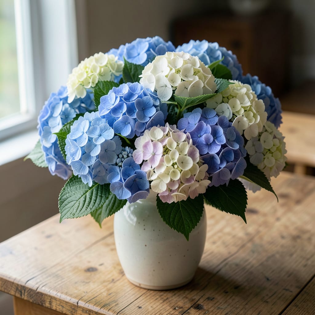Blue And White Hydrangea: Color Changing Beauty for Your Garden detailed visual guide
