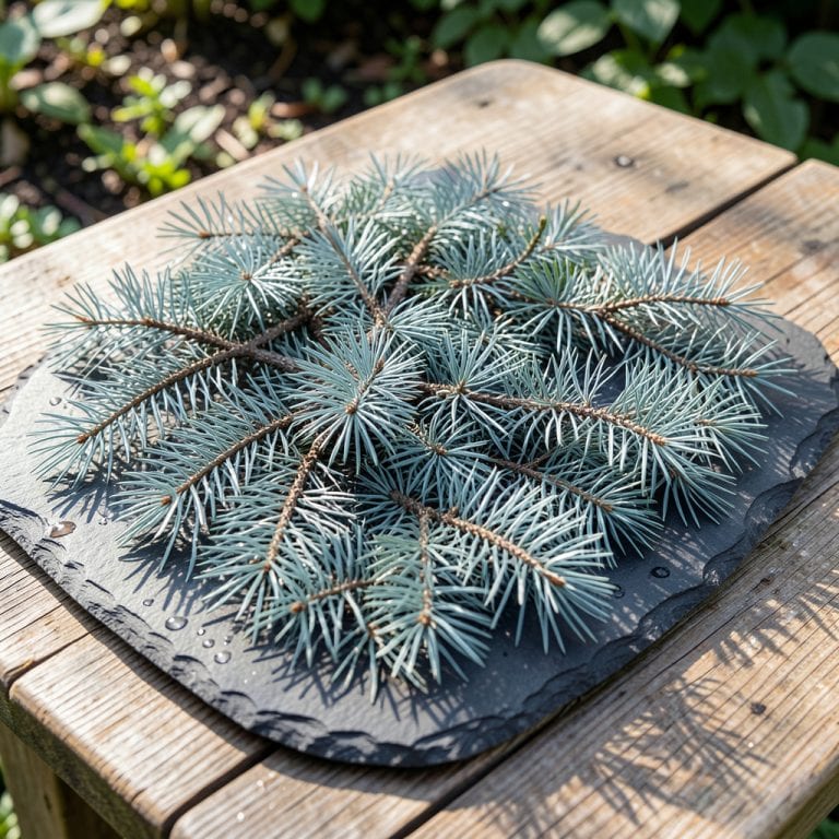 Blue Atlas Cedar Leaves: Silvery-Blue Needles for Year-Round Elegance