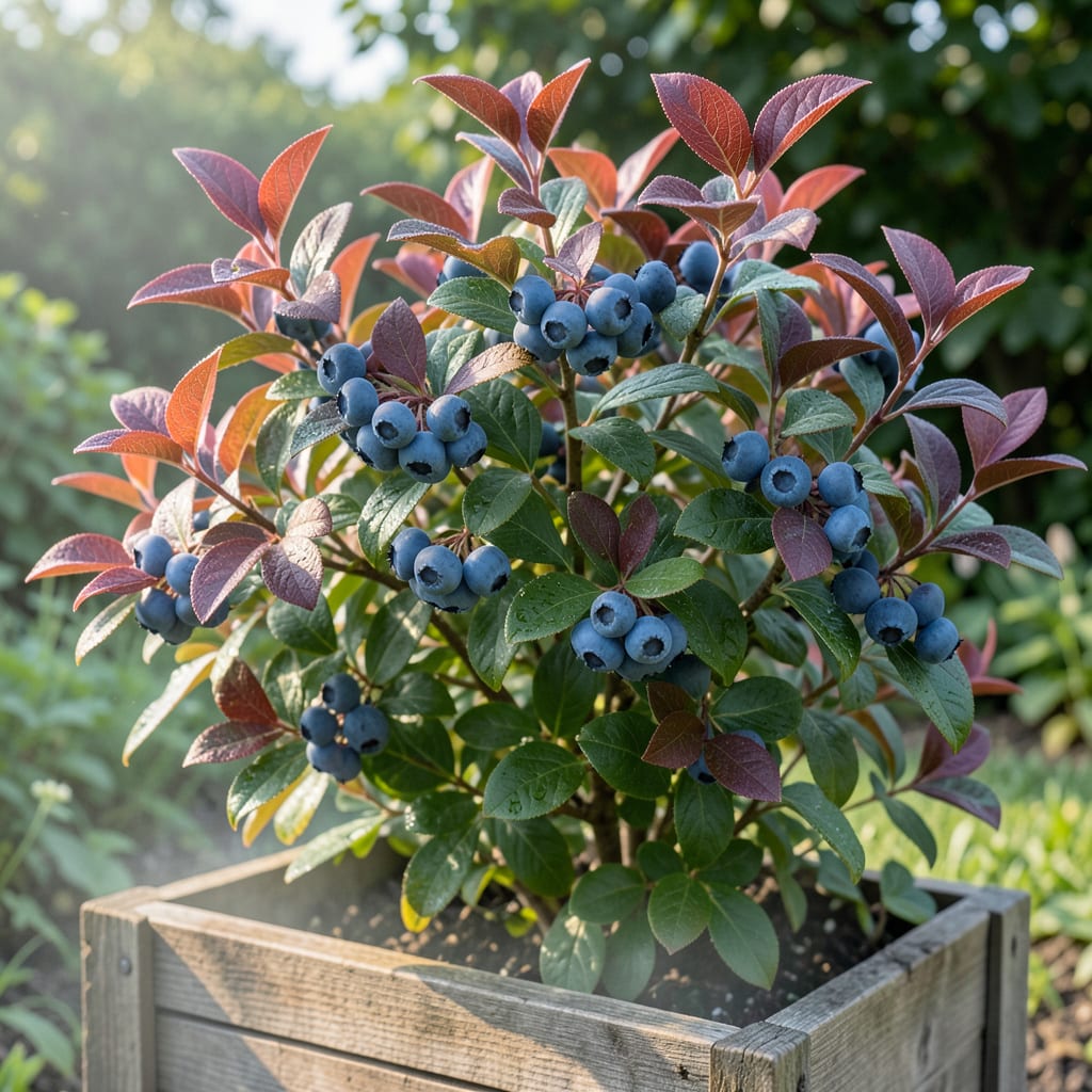 Visual representation of Blueberry Bush Red Leaves: Causes and Quick Garden Fixes