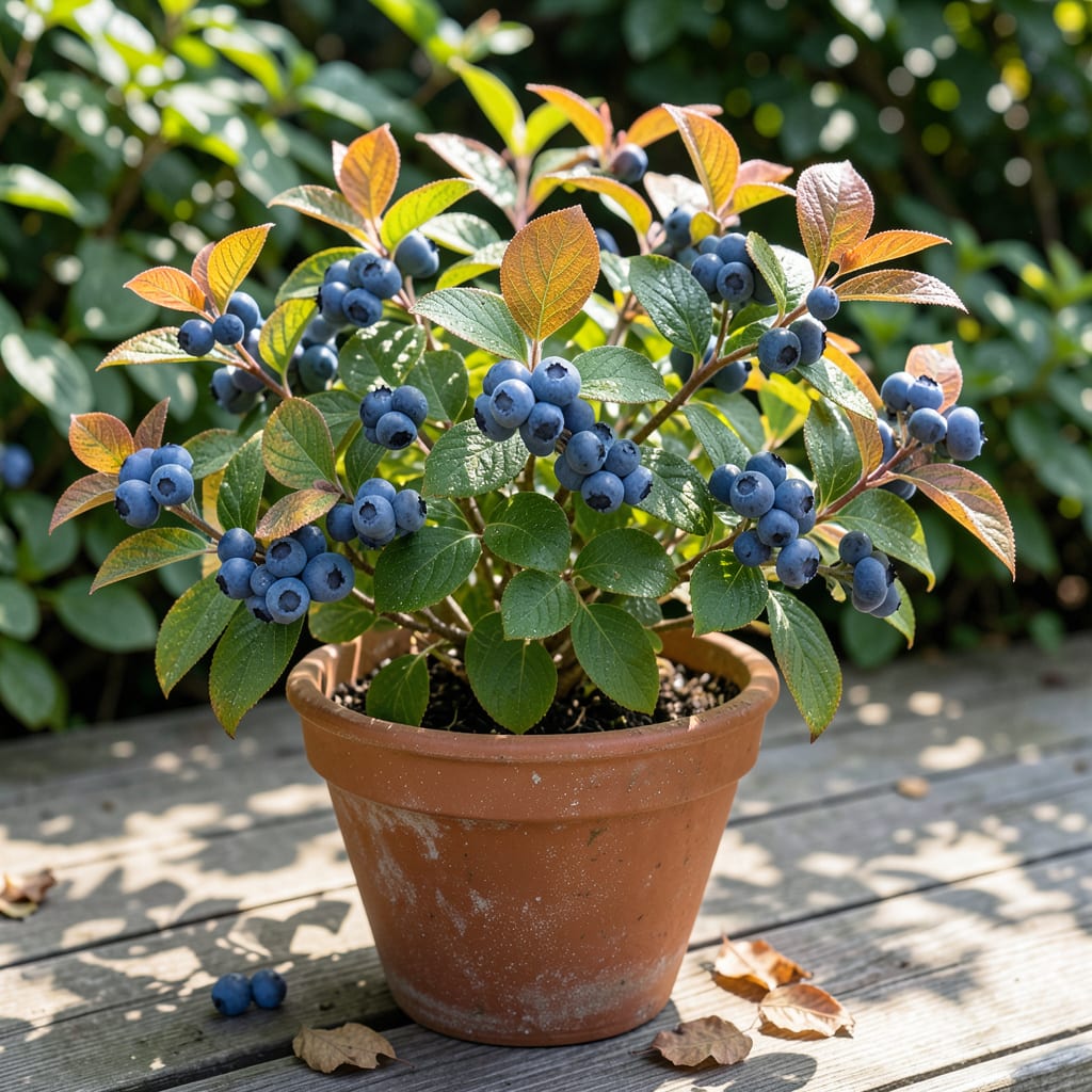 Comprehensive blueberry plant leaves turning yellow visual reference