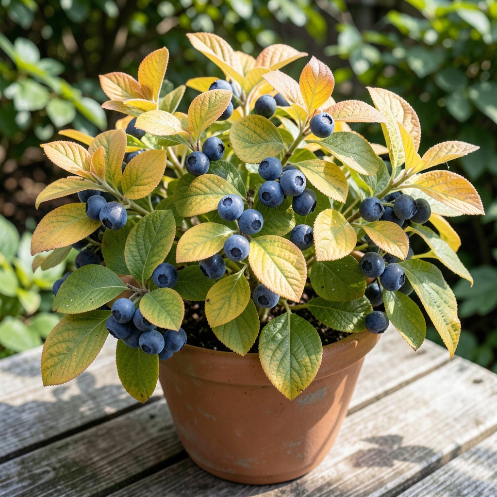 Blueberry Plant Yellow Leaves: Diagnosis and Organic Revival Steps detailed visual guide