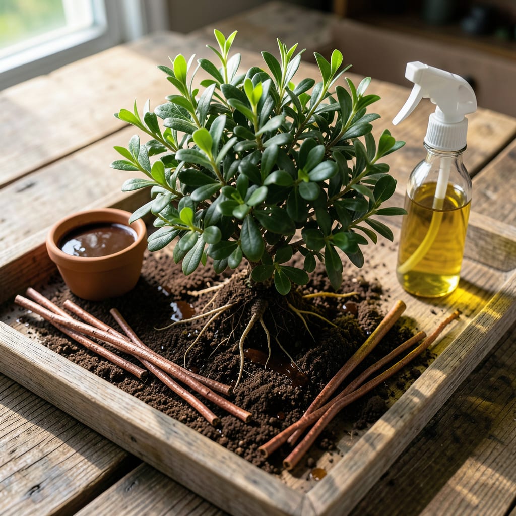Boxwood Root Rot Treatment: Early Signs and Organic Soil Revival detailed visual guide