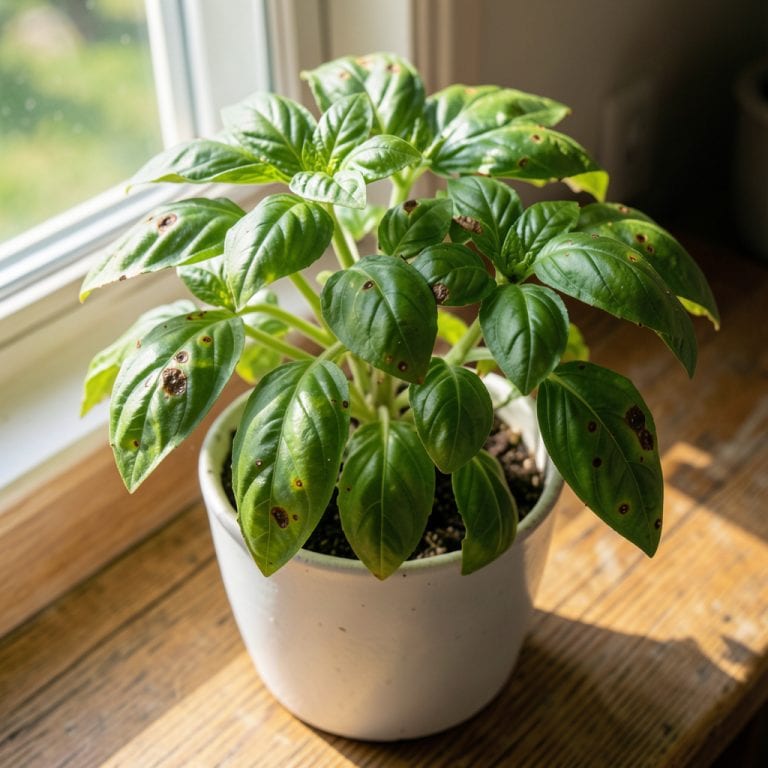 Brown Spots On Basil Leaves Safe To Eat: Identification And Safety Guide