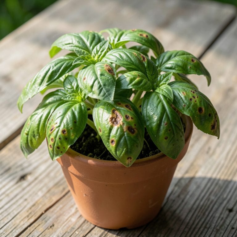 Brown Spots on Basil Plant: Causes and Natural Remedies