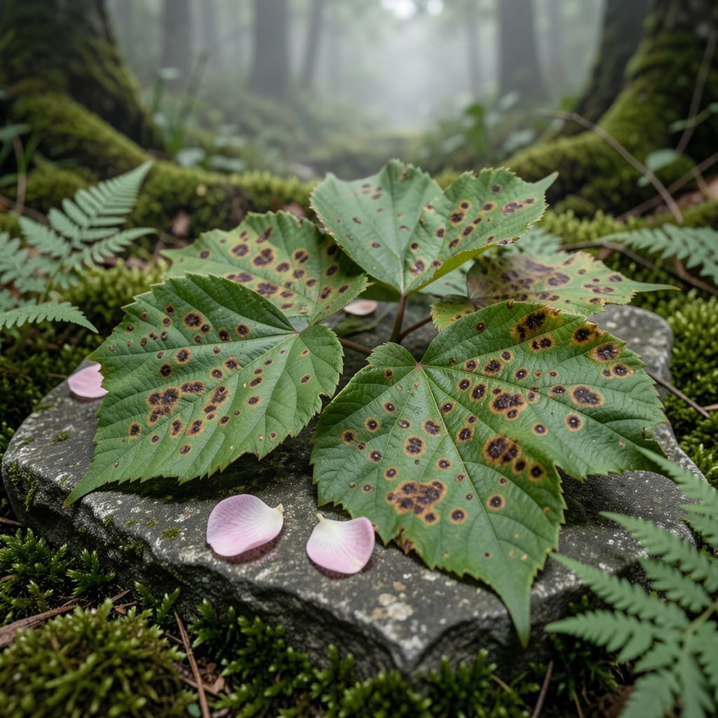 Brown Spots on Dogwood Leaves: Anthracnose Identification and Care detailed visual guide
