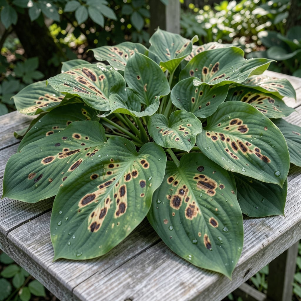 Comprehensive Brown Spots on Hosta Leaves: Early Signs and Organic Fixes visual reference