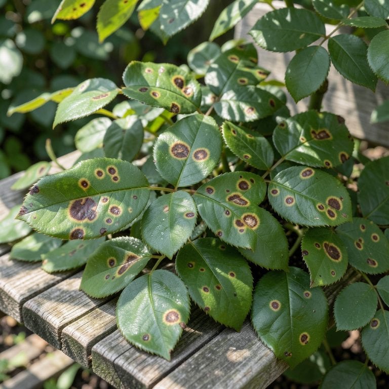 Brown Spots on Rose Bush Leaves: Visual Diagnosis and Organic Solutions Brown Spots on Rose Bush Leaves: Visual Diagnosis and Organic Solutions
