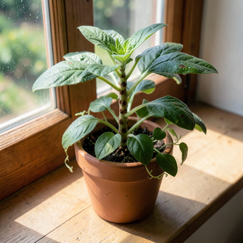 Brown Spots On Stem Of Plant: Nutrient Deficiency And Targeted Remedies detailed visual guide