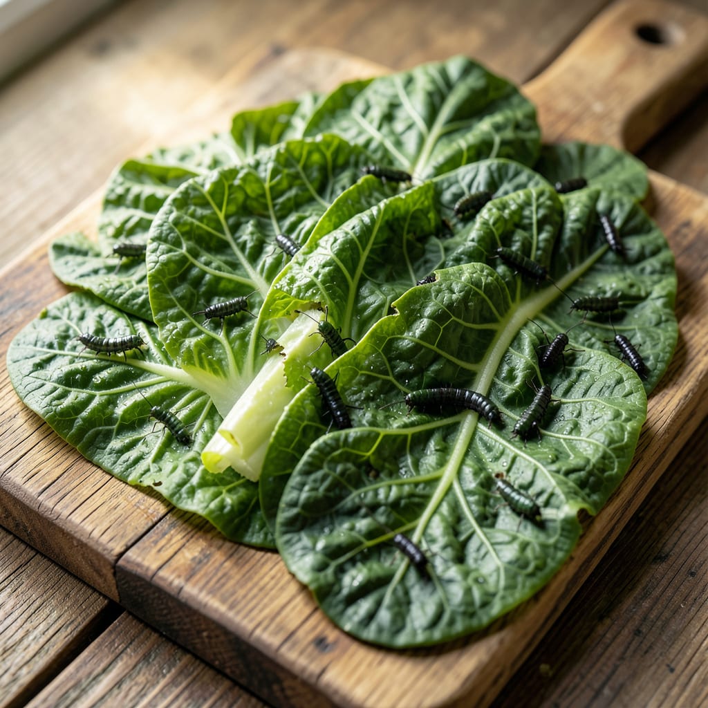 bugs eating cabbage leaves detailed visual guide