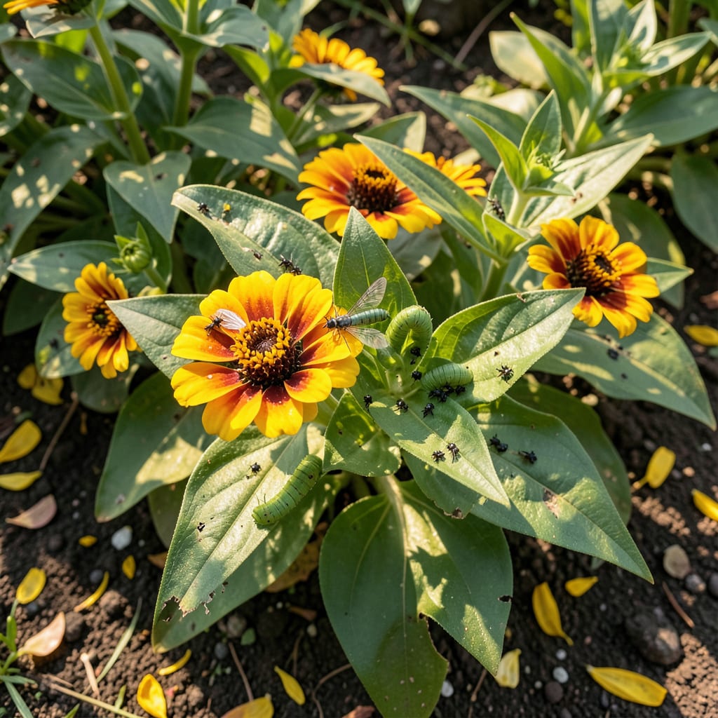 Bugs Eating Zinnia Leaves: Natural Deterrents and Prevention Tips detailed visual guide
