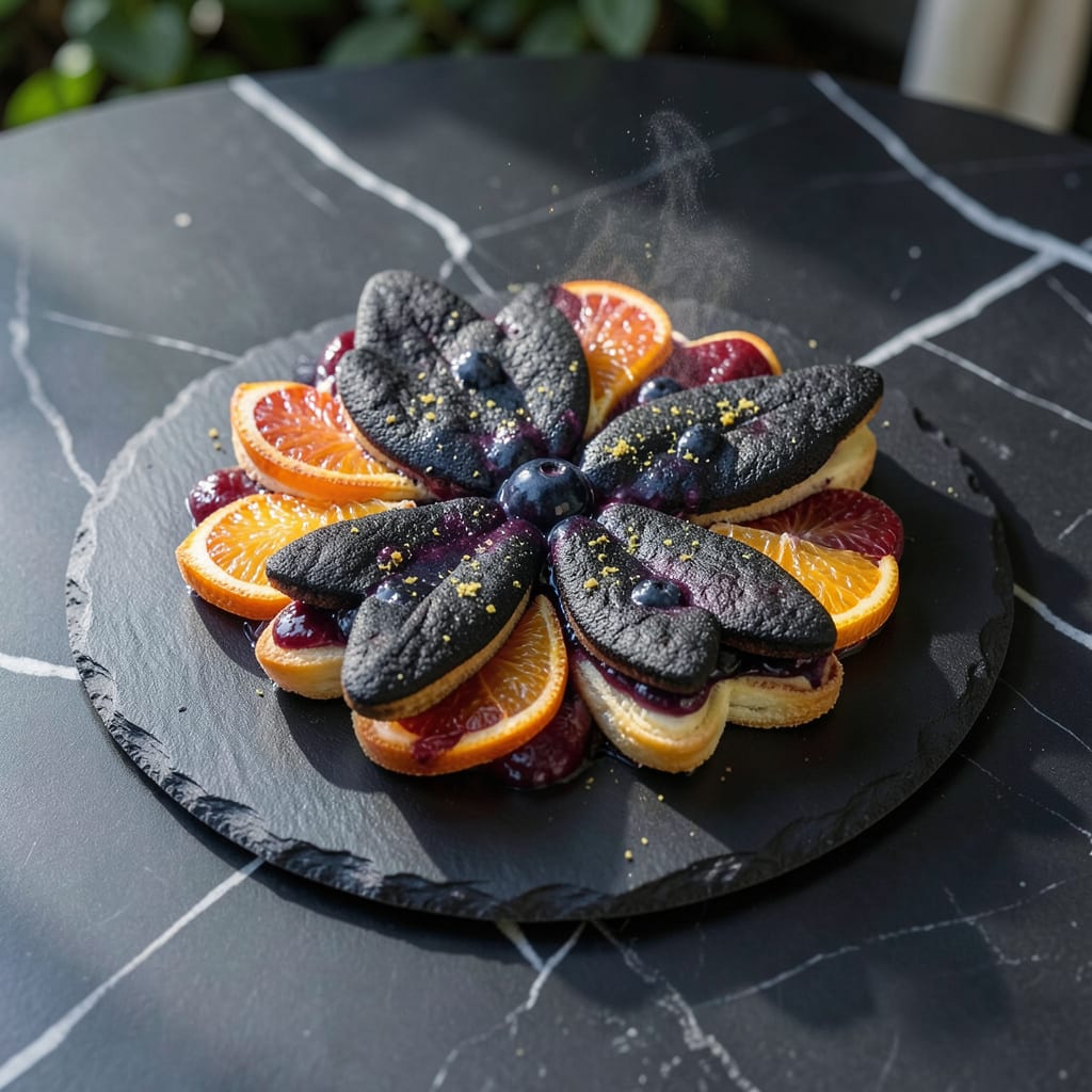 Comprehensive Butterfly Black Blue Orange: Vibrant Tri Color Garden Showstopper visual reference