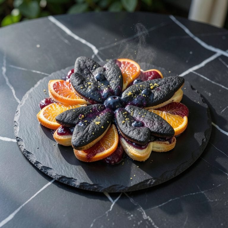Butterfly Black Blue Orange: Vibrant Tri-Color Garden Showstopper Butterfly Black Blue Orange: Vibrant Tri-Color Garden Showstopper