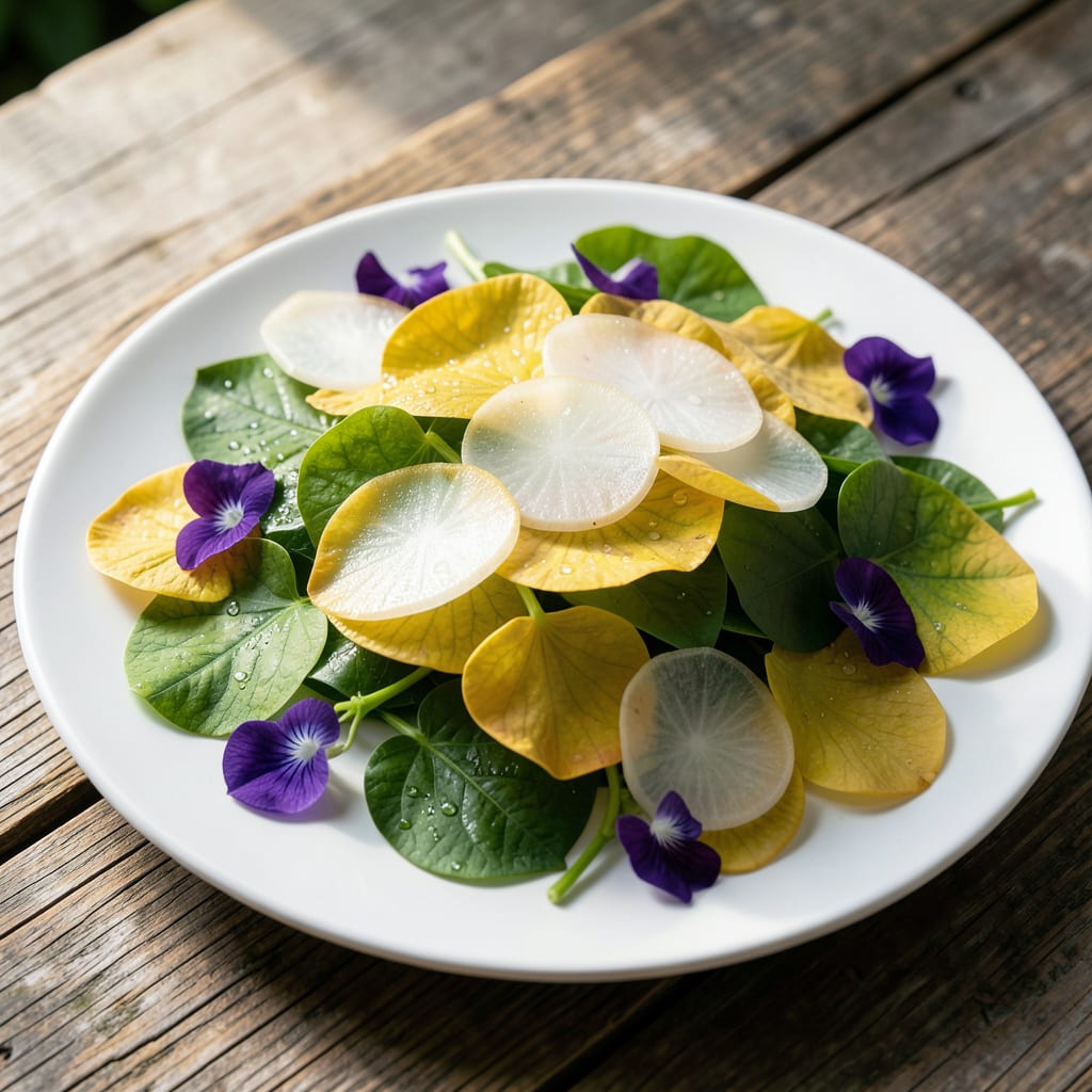 Complete butterfly pea leaves turning yellow overview image