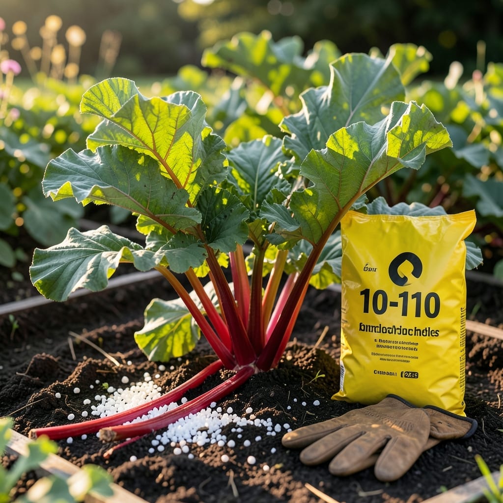 10-10-10 Fertilizer for Rhubarb: Boost Growth Without Overfeeding